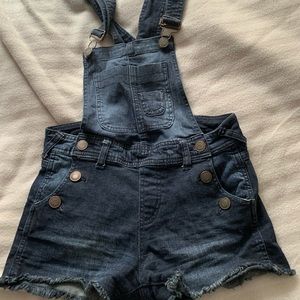 Women’s XS jean short overalls